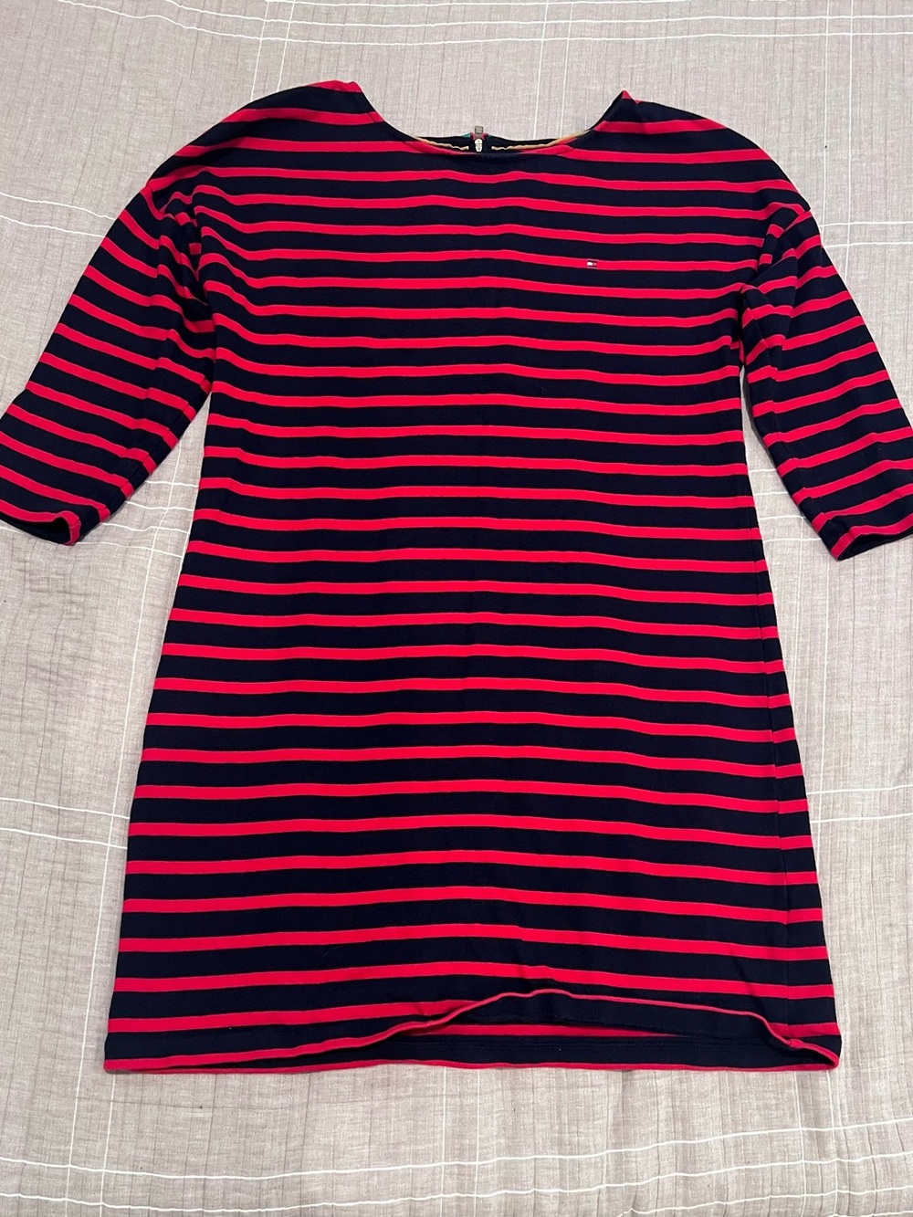 Tommy Hilfiger Navy and Red Striped dress